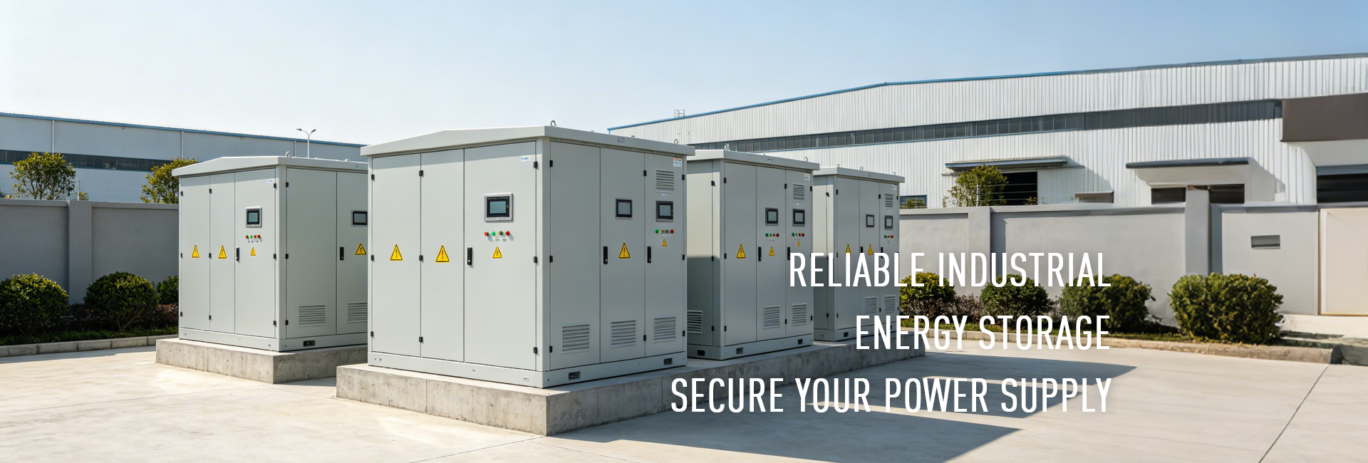 Reliable industrial energy storage — secure your power supply